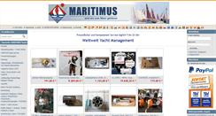 Desktop Screenshot of maritimusboote.de